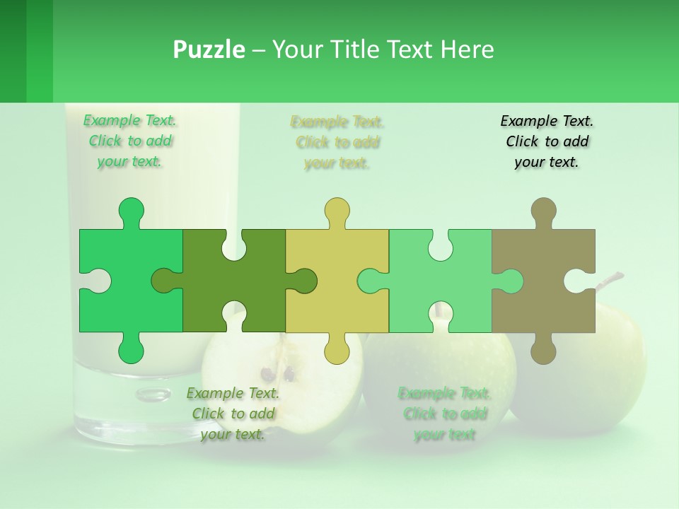 Milk And Apples PowerPoint Template