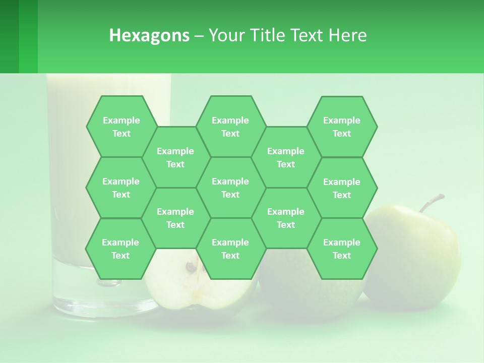 Milk And Apples PowerPoint Template