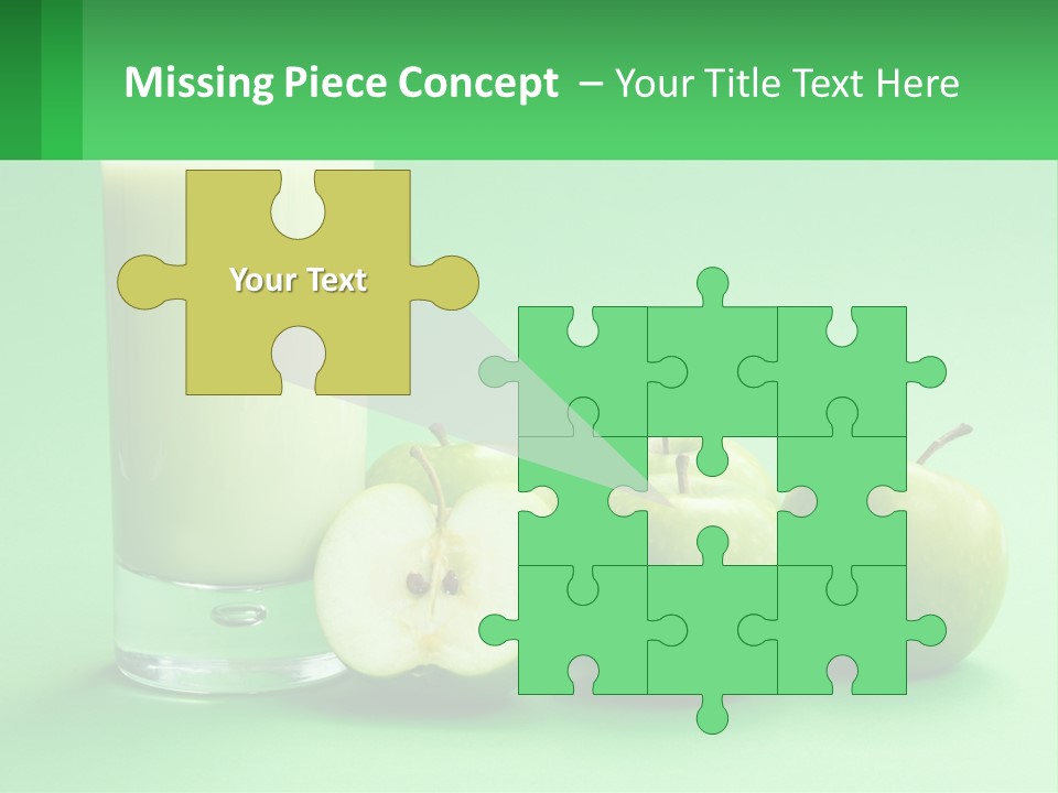 Milk And Apples PowerPoint Template
