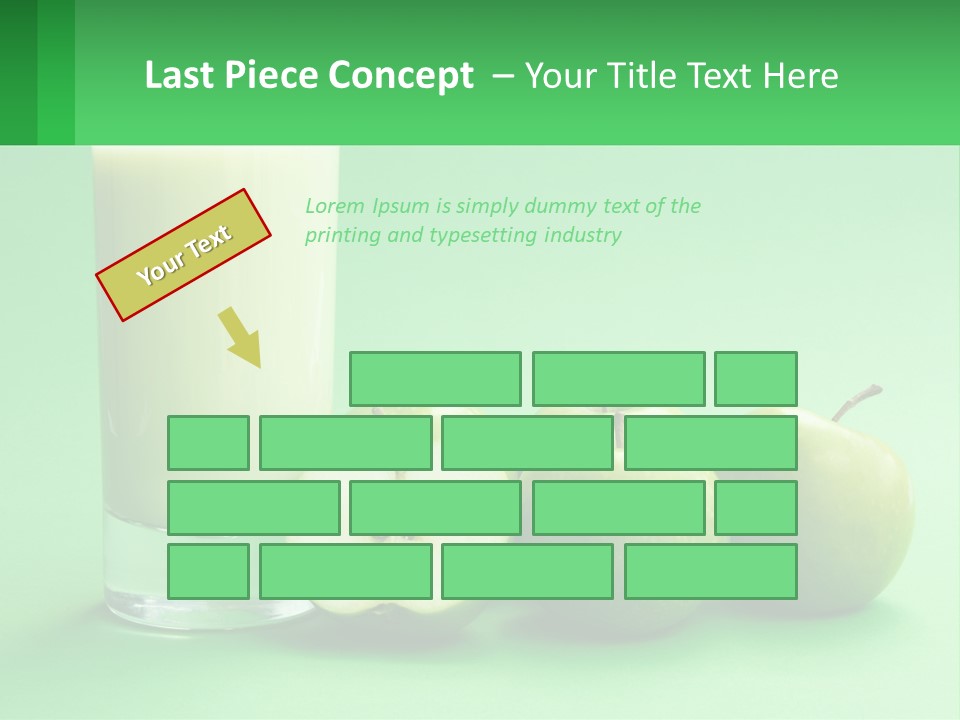 Milk And Apples PowerPoint Template