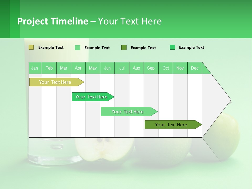 Milk And Apples PowerPoint Template