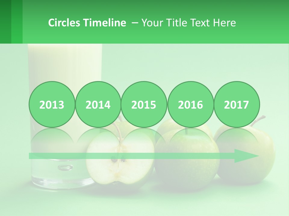Milk And Apples PowerPoint Template