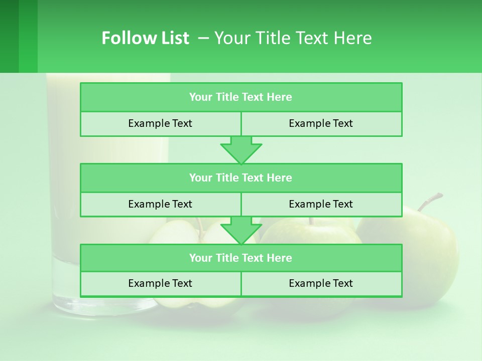 Milk And Apples PowerPoint Template