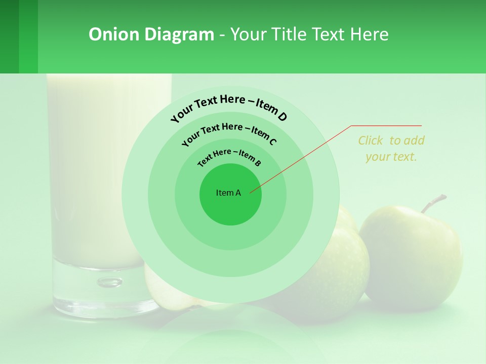 Milk And Apples PowerPoint Template