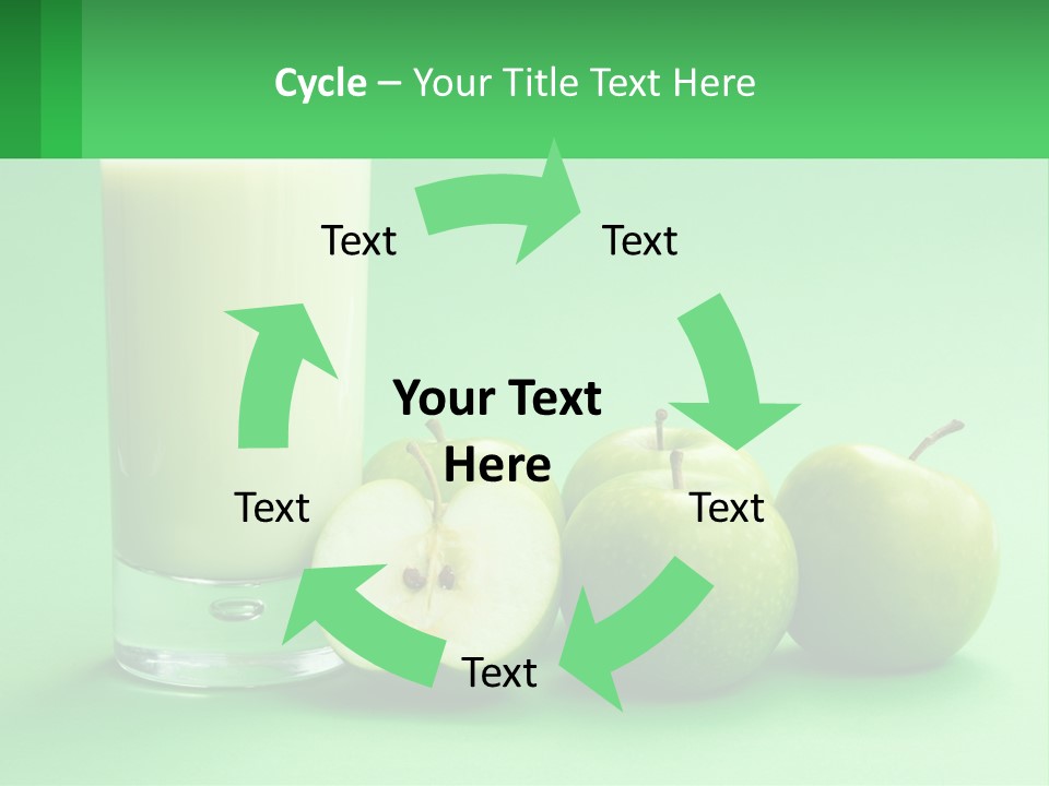 Milk And Apples PowerPoint Template