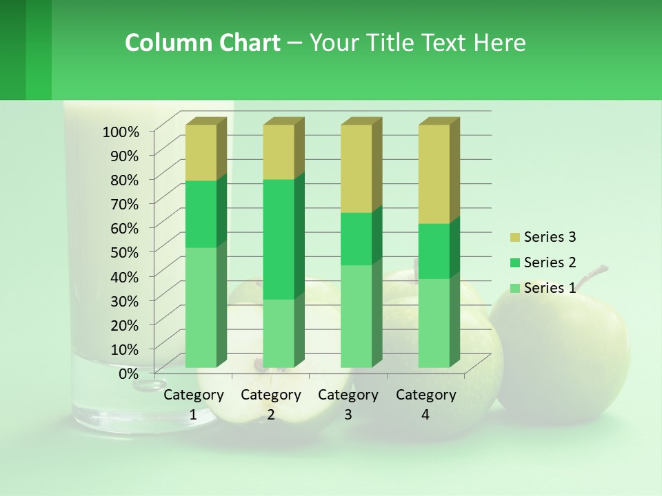 Milk And Apples PowerPoint Template