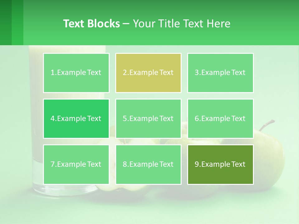 Milk And Apples PowerPoint Template
