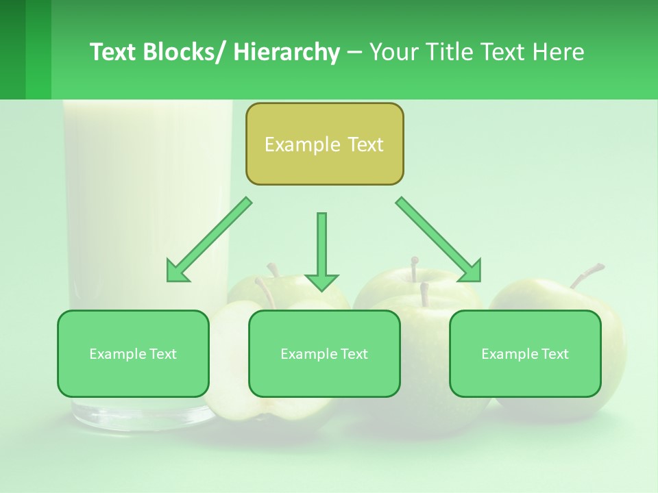 Milk And Apples PowerPoint Template