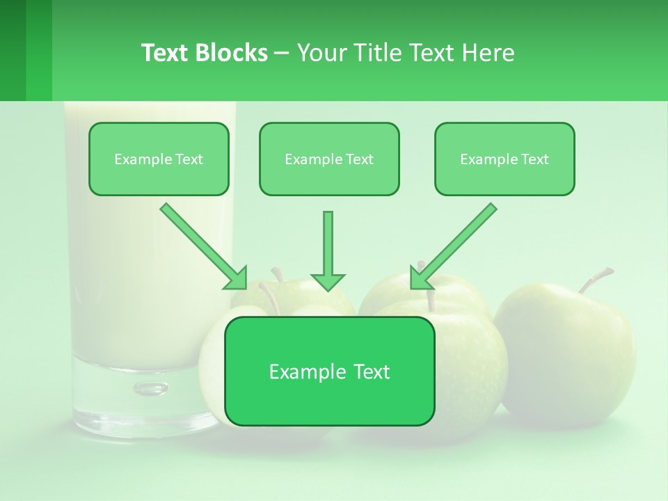 Milk And Apples PowerPoint Template