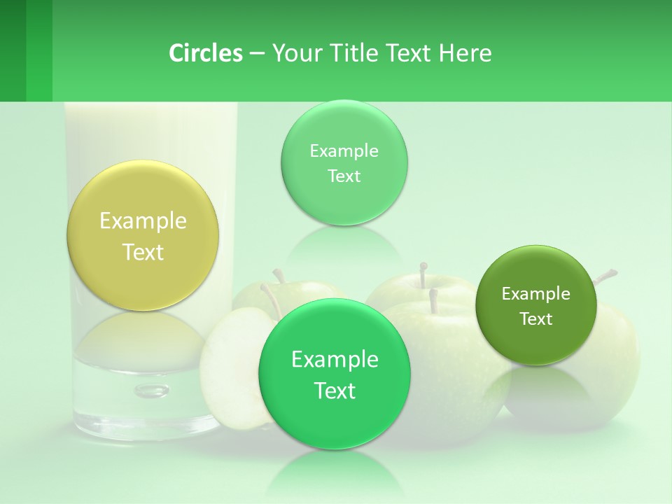 Milk And Apples PowerPoint Template