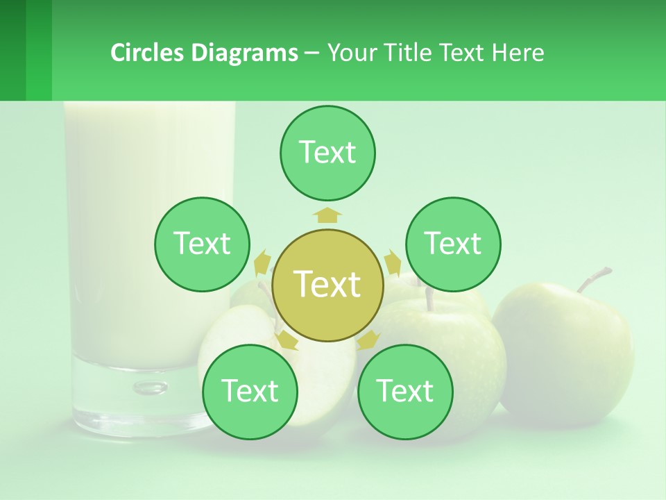 Milk And Apples PowerPoint Template