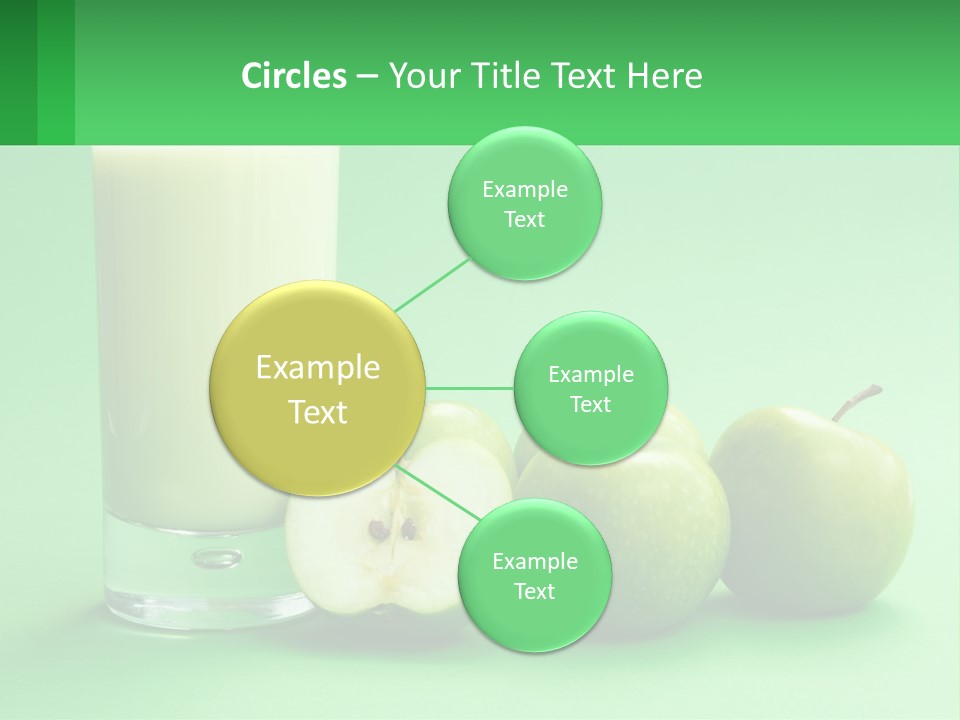 Milk And Apples PowerPoint Template