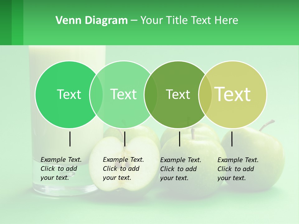 Milk And Apples PowerPoint Template