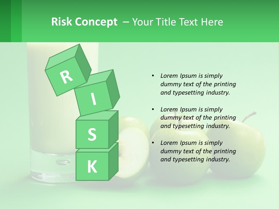 Milk And Apples PowerPoint Template