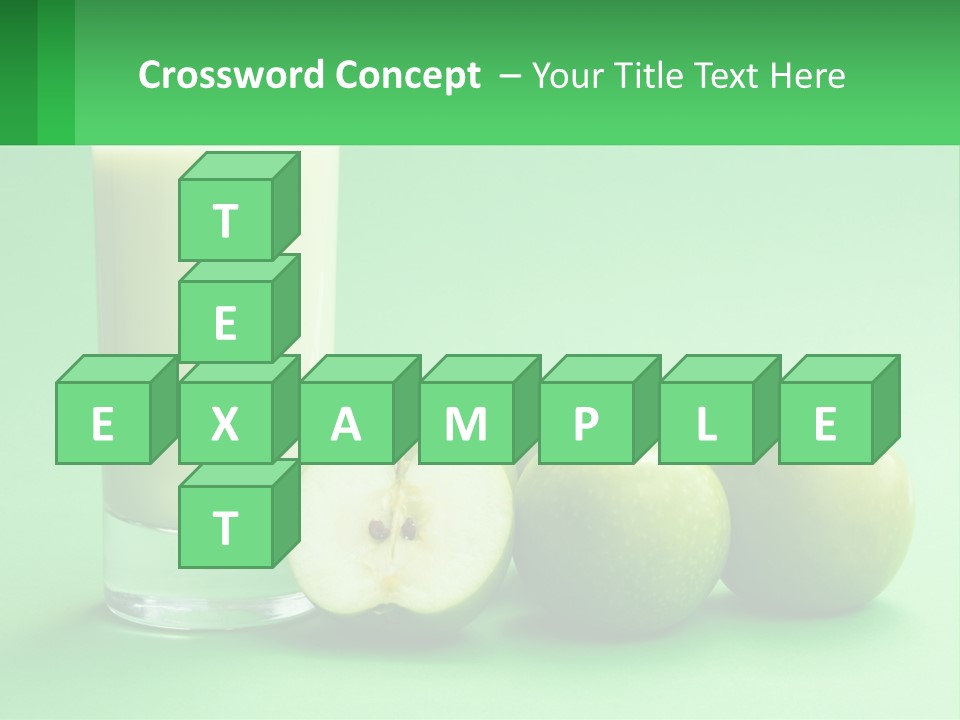 Milk And Apples PowerPoint Template