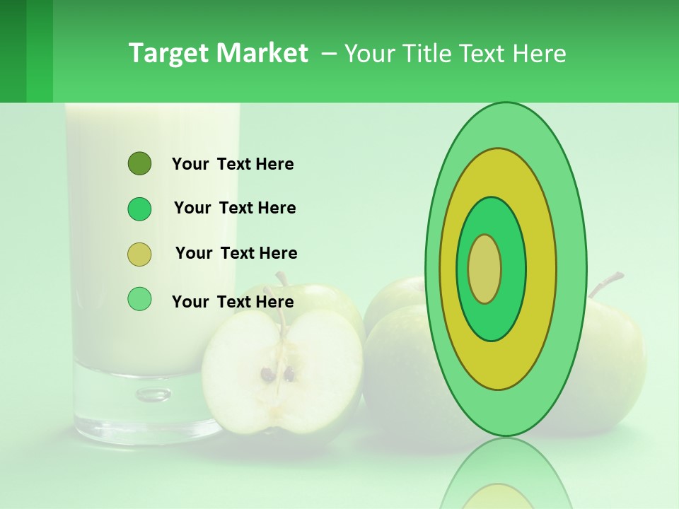 Milk And Apples PowerPoint Template