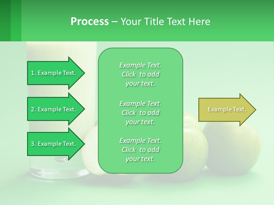 Milk And Apples PowerPoint Template
