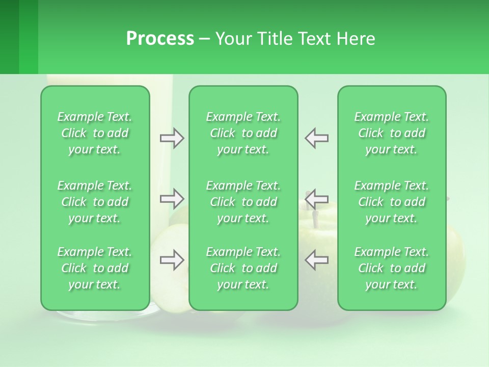 Milk And Apples PowerPoint Template