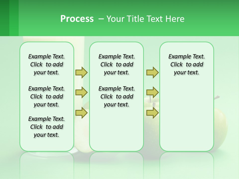 Milk And Apples PowerPoint Template