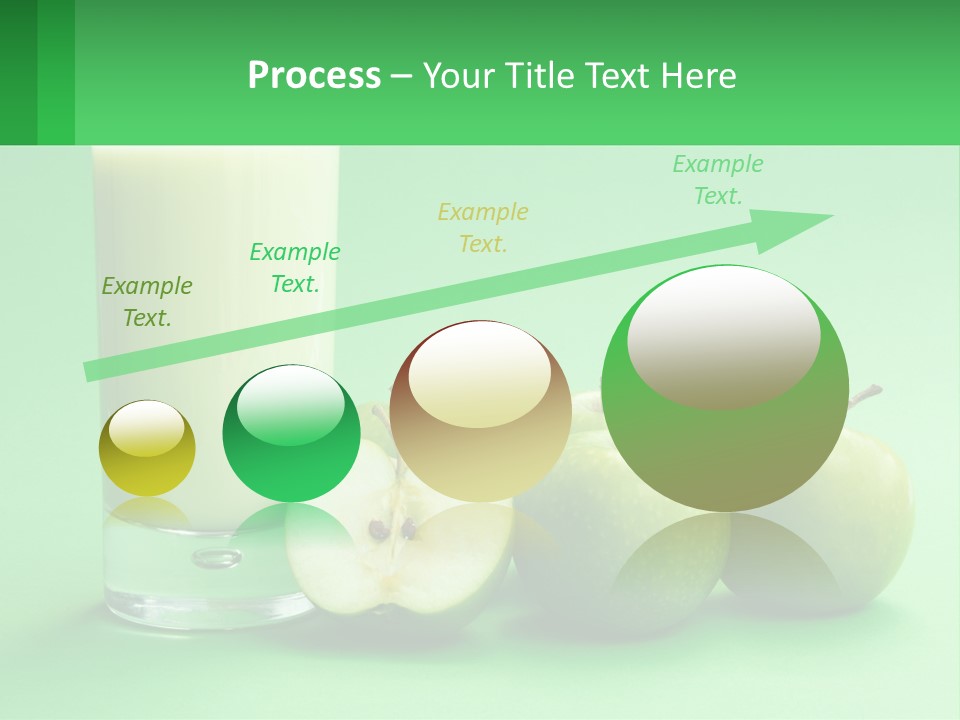 Milk And Apples PowerPoint Template