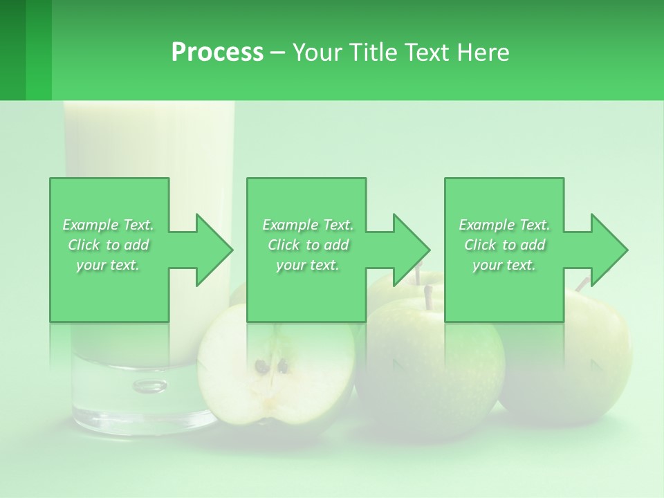 Milk And Apples PowerPoint Template