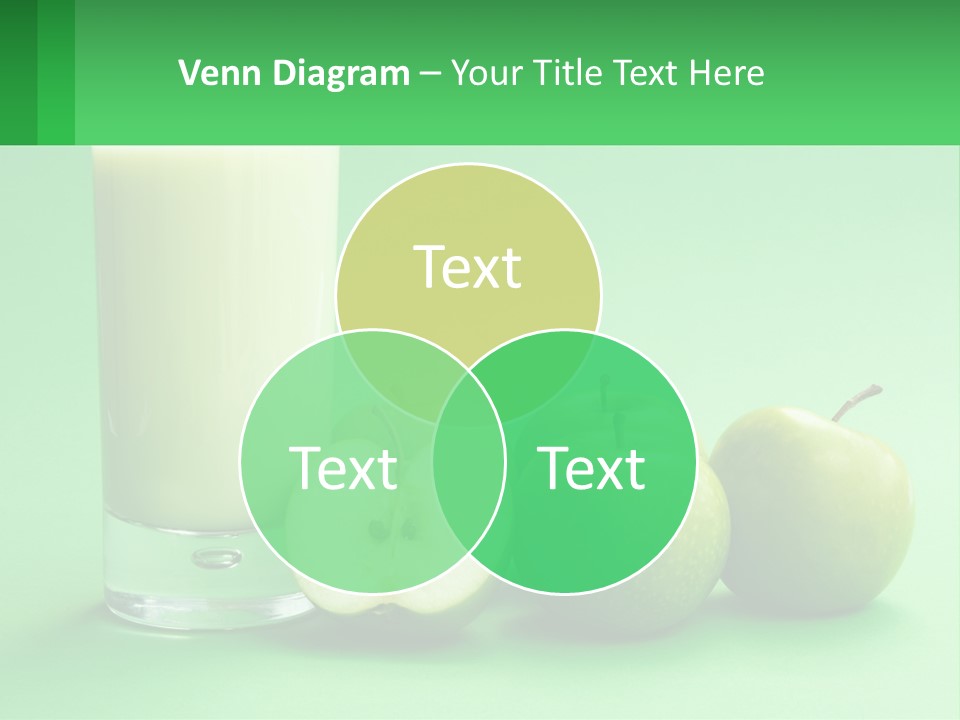 Milk And Apples PowerPoint Template