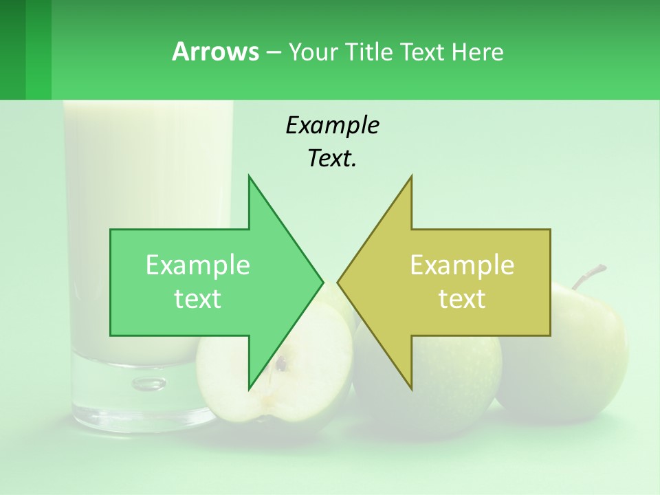 Milk And Apples PowerPoint Template