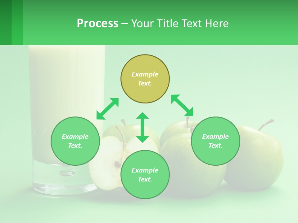 Milk And Apples PowerPoint Template