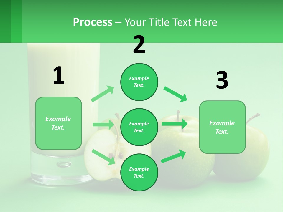 Milk And Apples PowerPoint Template