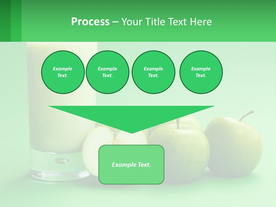 Milk And Apples PowerPoint Template