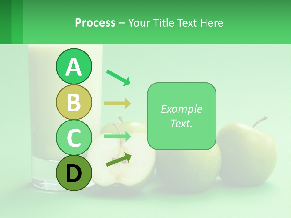 Milk And Apples PowerPoint Template