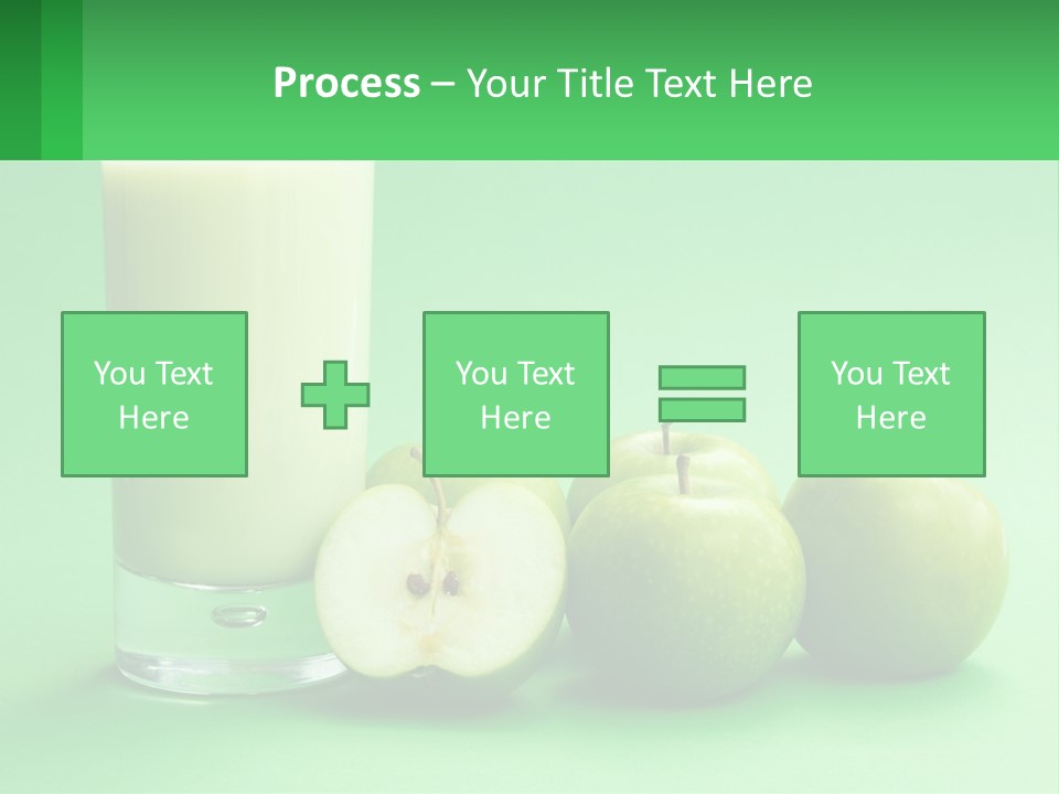 Milk And Apples PowerPoint Template