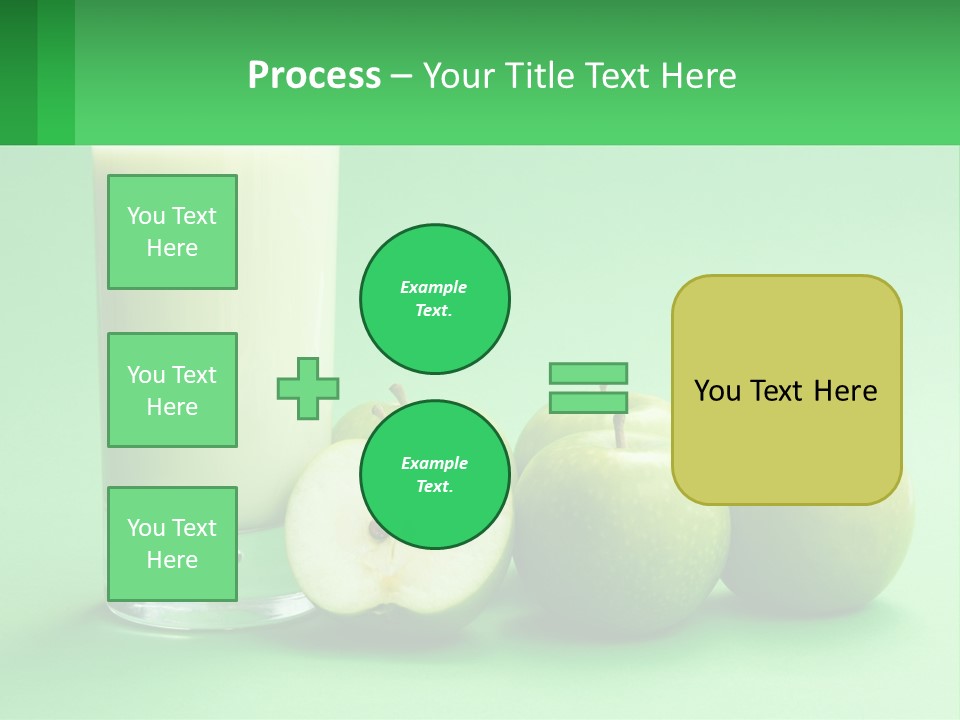 Milk And Apples PowerPoint Template