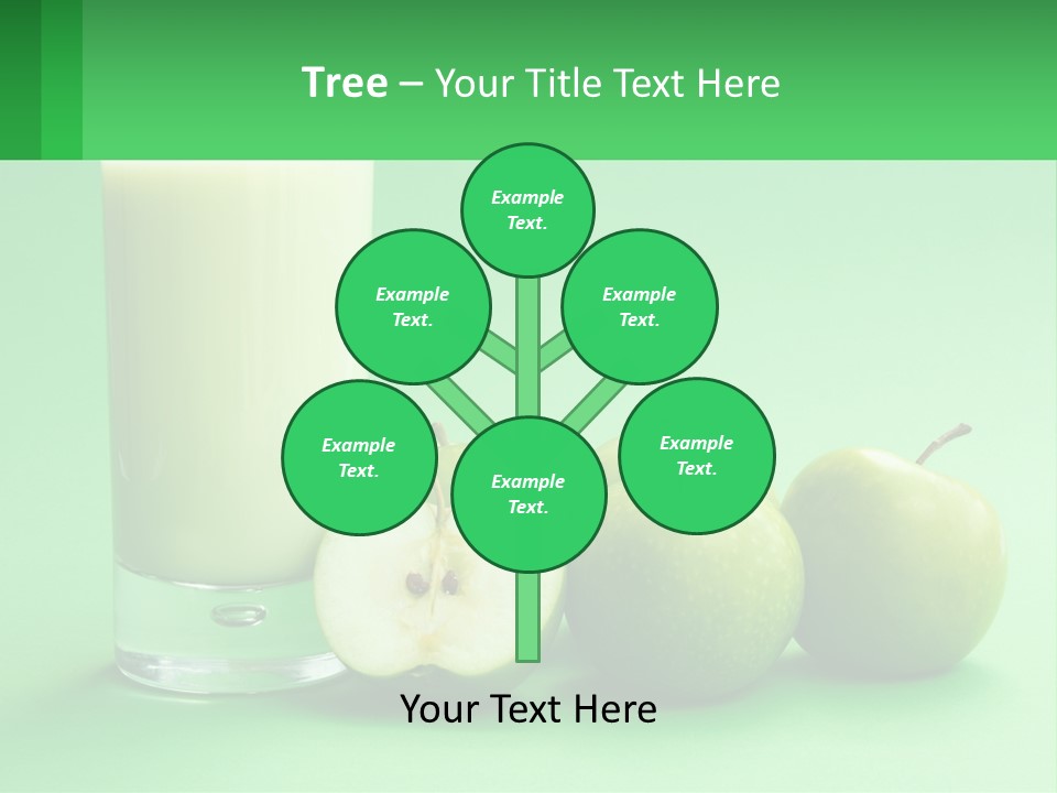 Milk And Apples PowerPoint Template