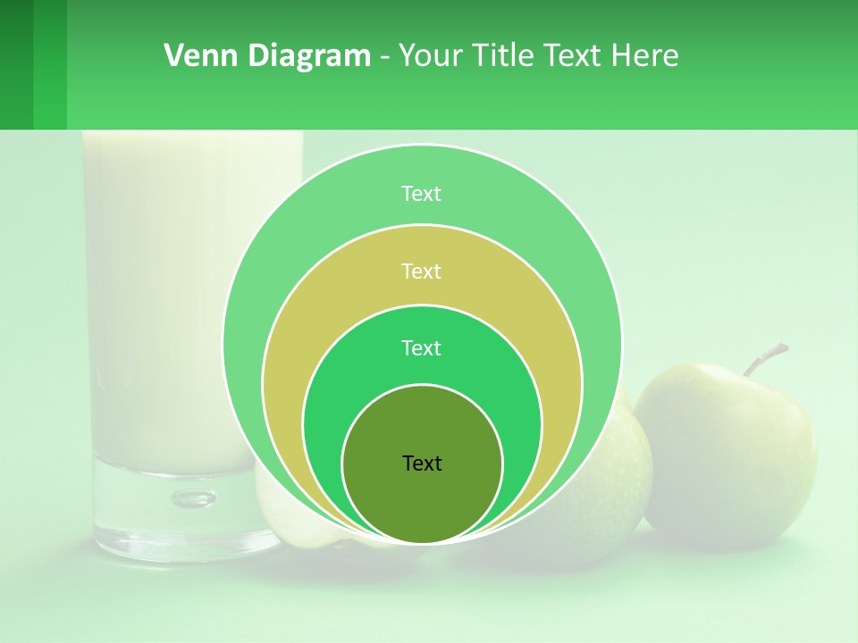 Milk And Apples PowerPoint Template