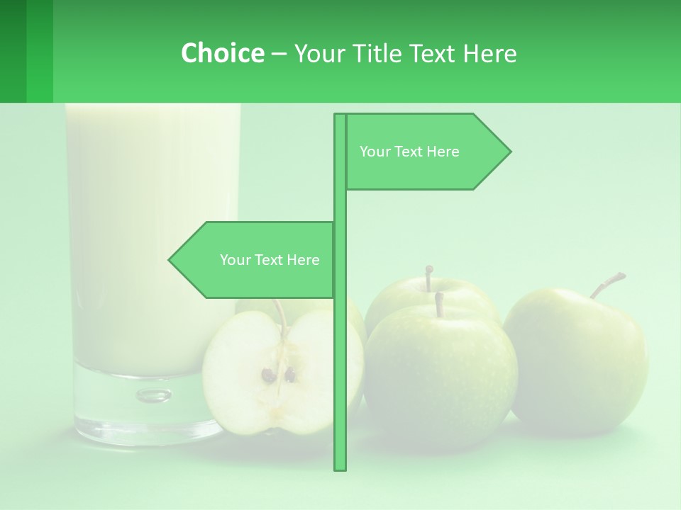 Milk And Apples PowerPoint Template