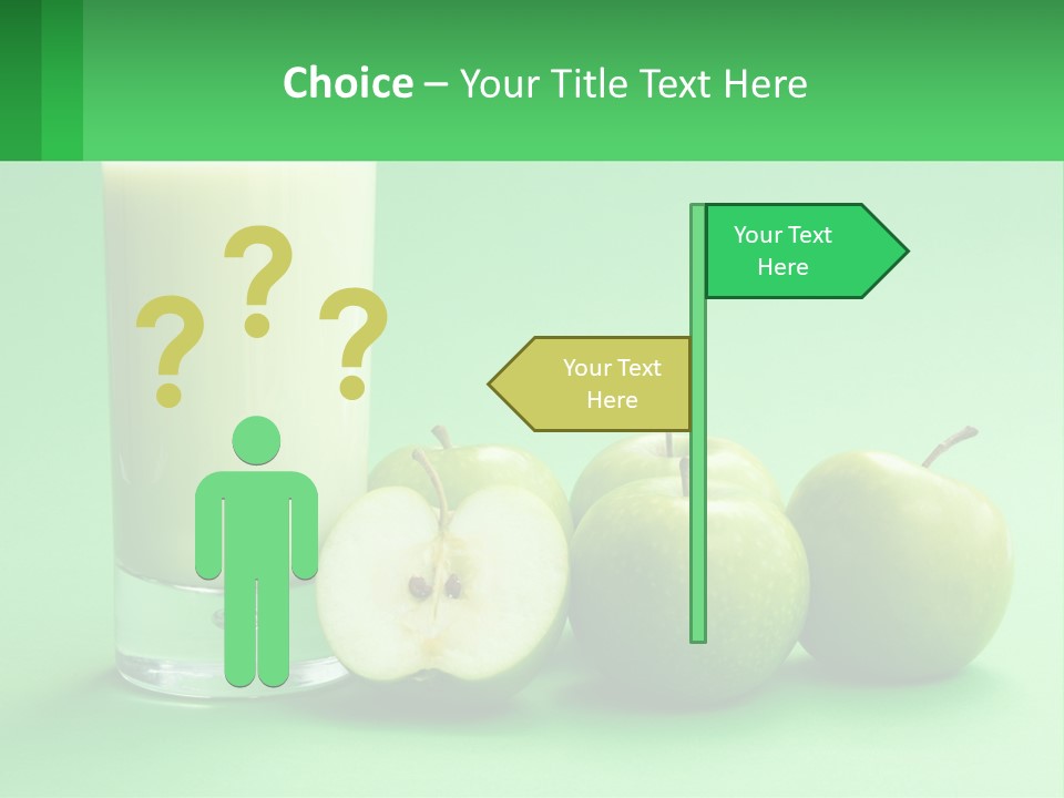 Milk And Apples PowerPoint Template