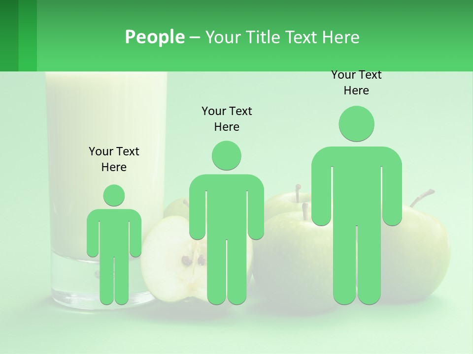 Milk And Apples PowerPoint Template