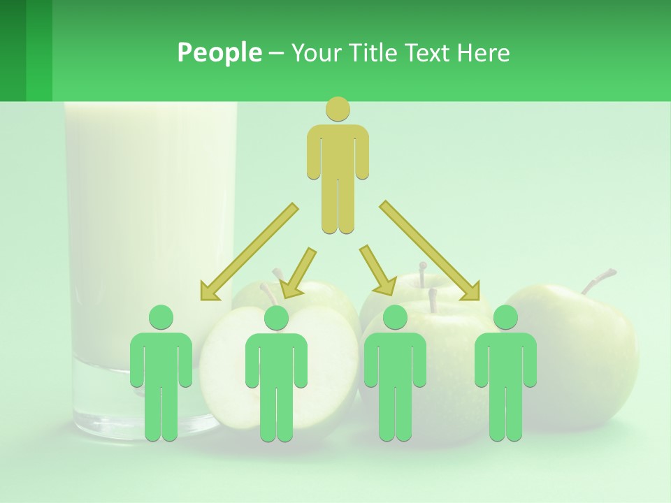 Milk And Apples PowerPoint Template