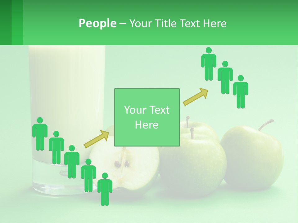 Milk And Apples PowerPoint Template