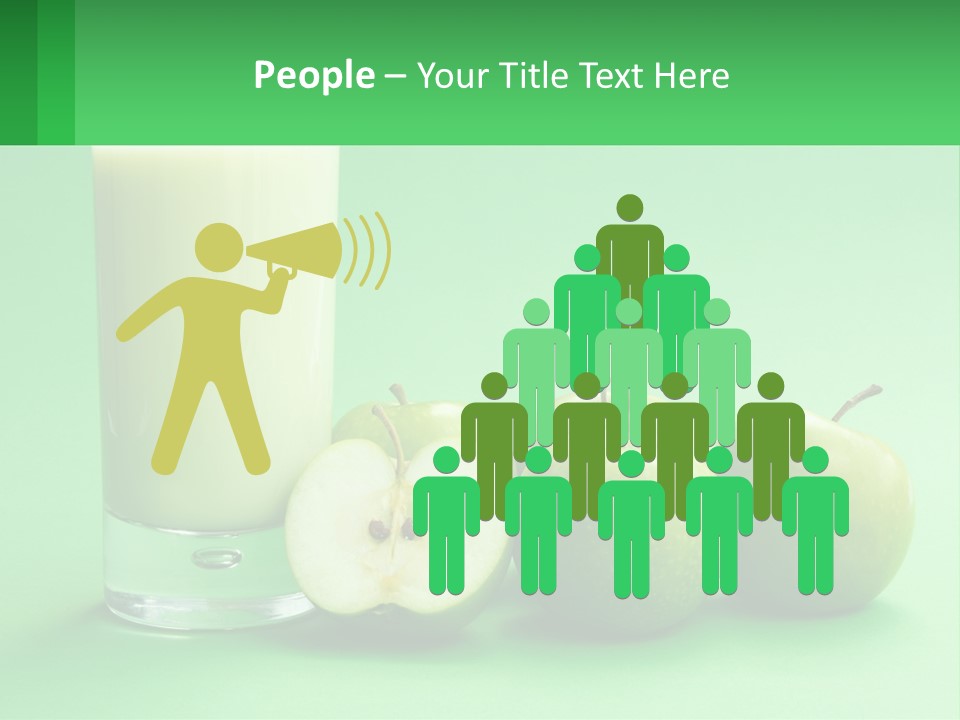 Milk And Apples PowerPoint Template