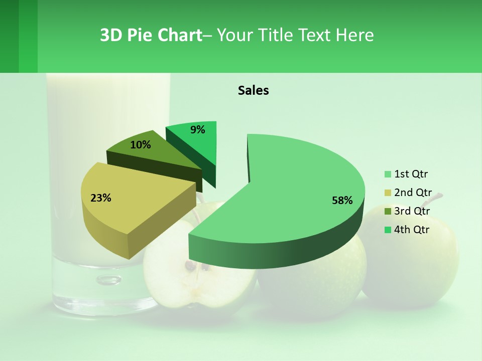 Milk And Apples PowerPoint Template