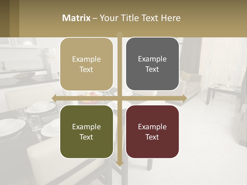 Dinner Table PowerPoint Template