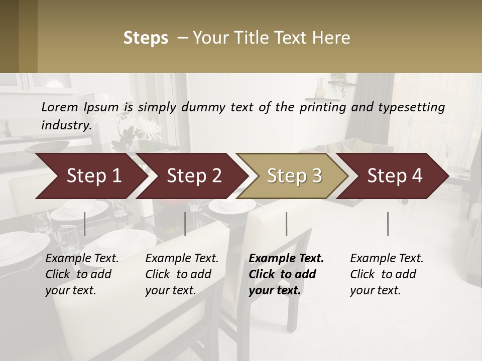 Dinner Table PowerPoint Template