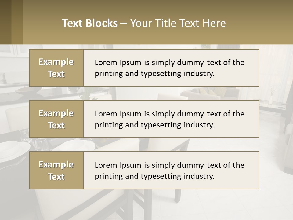 Dinner Table PowerPoint Template
