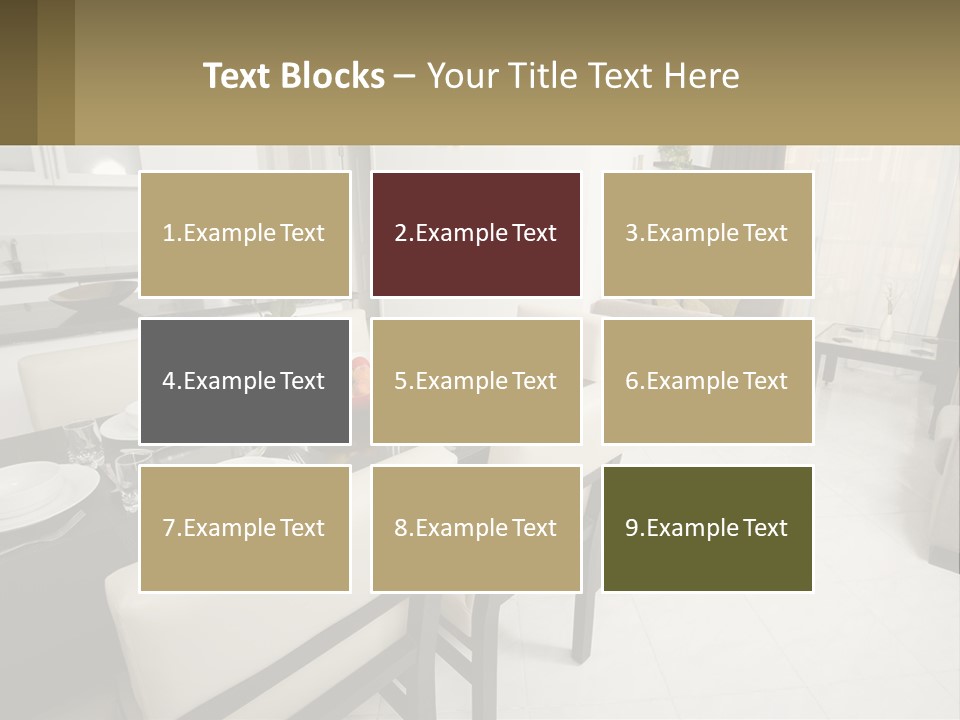 Dinner Table PowerPoint Template