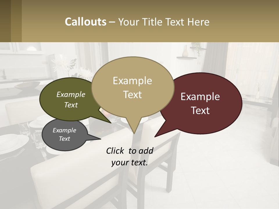 Dinner Table PowerPoint Template