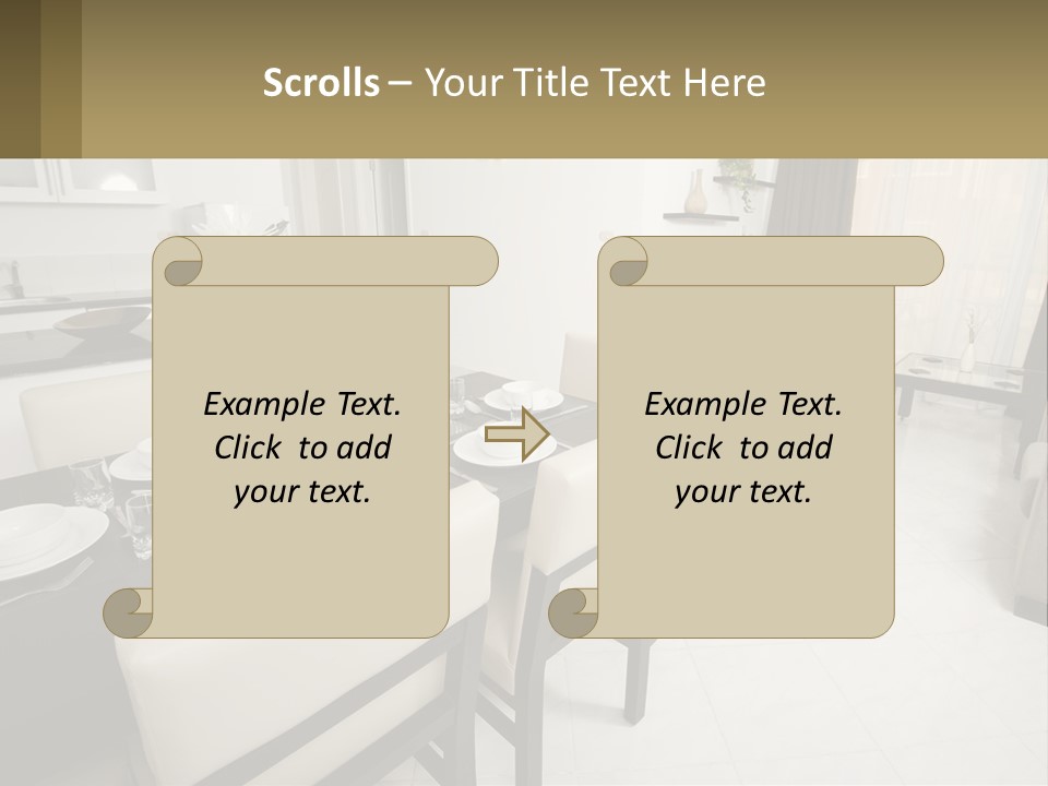 Dinner Table PowerPoint Template
