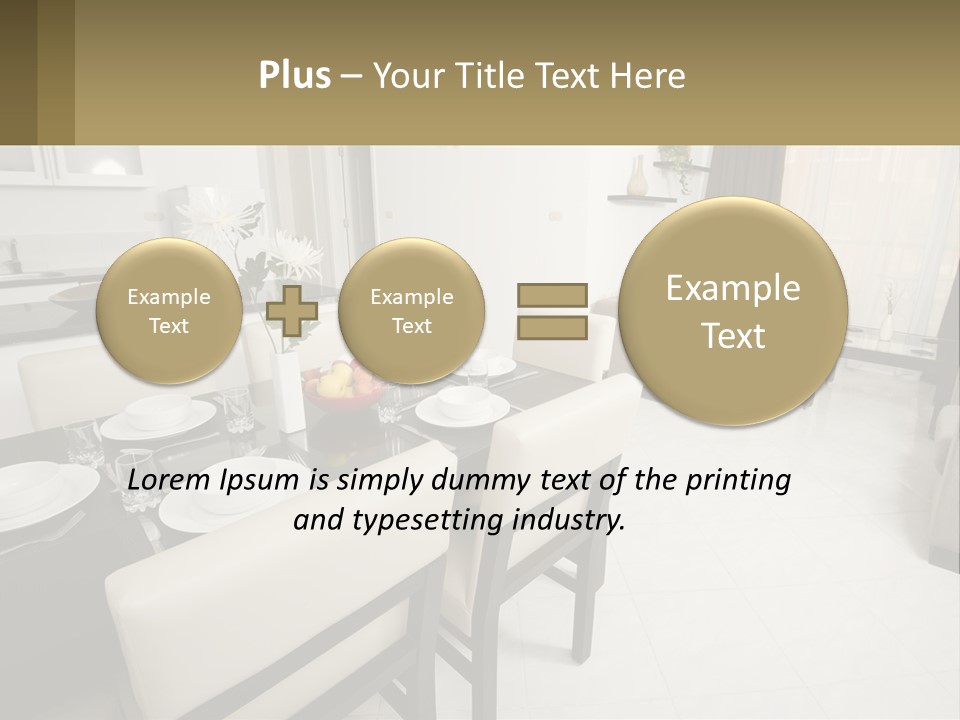Dinner Table PowerPoint Template