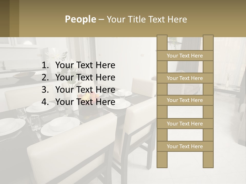 Dinner Table PowerPoint Template